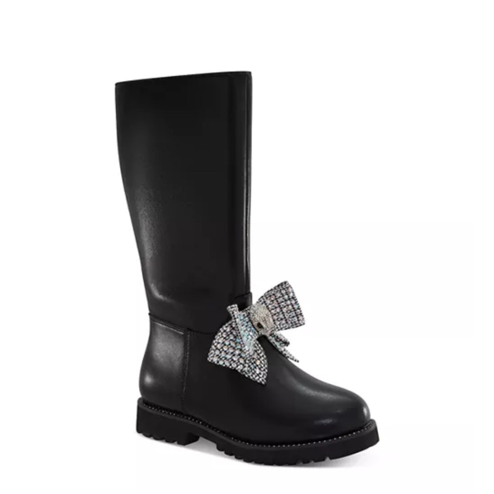 Kurt Geiger Kensington High Leg Embellished Bow Boot Toddler Size 6 NWT